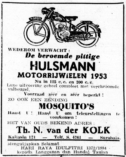 Hulsmann advertentie uit onbekend Belgisch blad