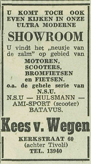 Hulsmann advertentie Utrechts Nieuwsblad 09-04-1955