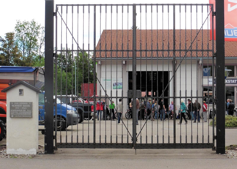 The original gate of the Imme factory