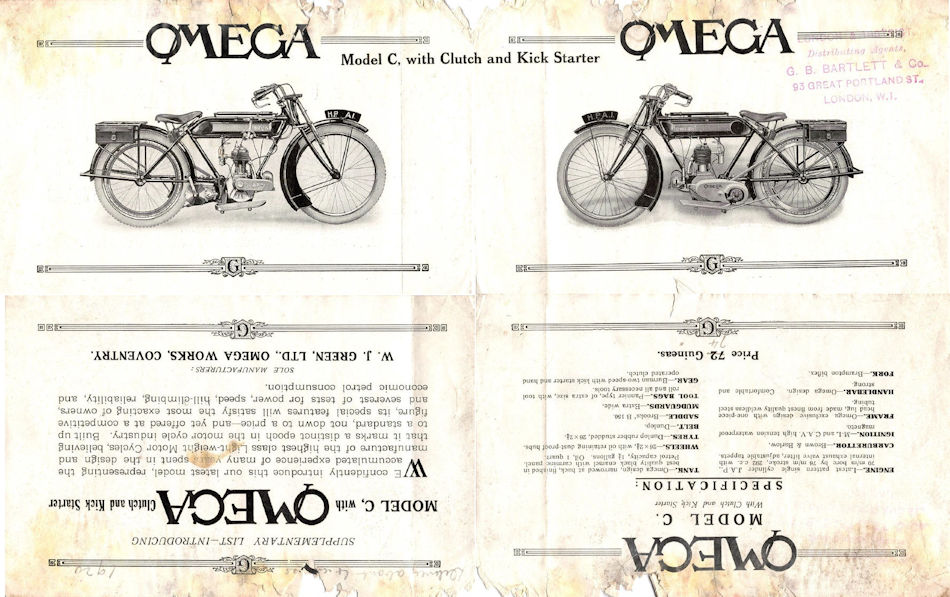 Omega Catalog 1920