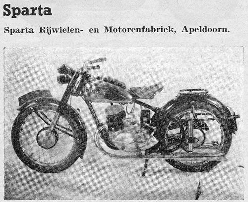 Sparta advertentie, waarschijnlijk uit een Bovag magazine, februari 1951