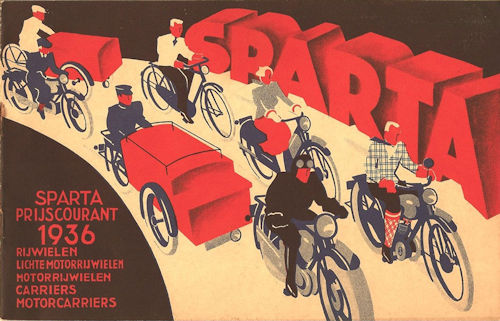 Sparta motorfietsen folder 1936