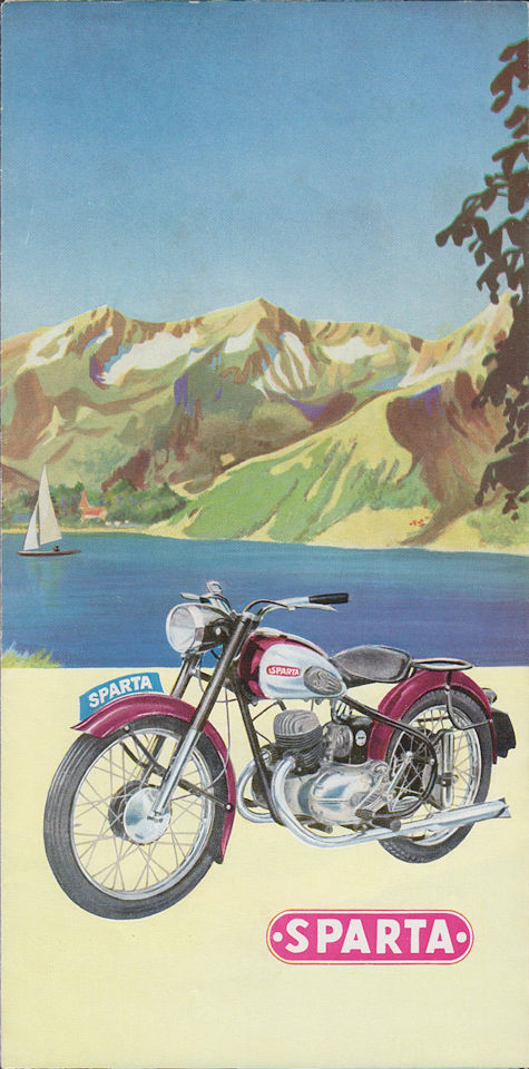 Sparta motorfietsen folder 1952