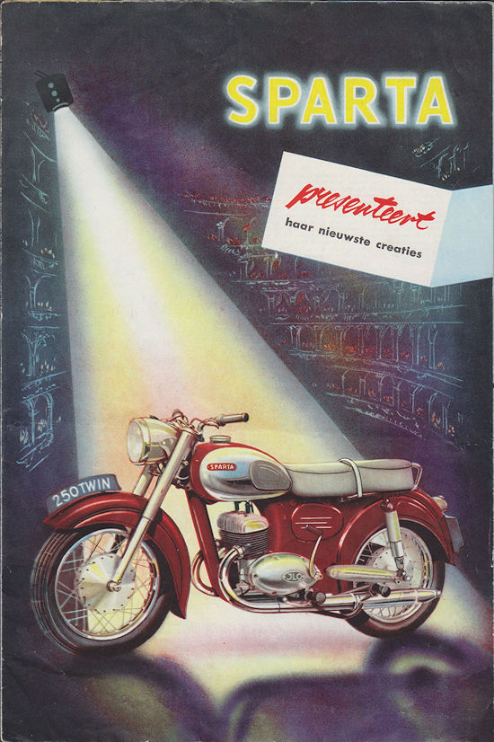 Sparta motorfietsen folder 1955