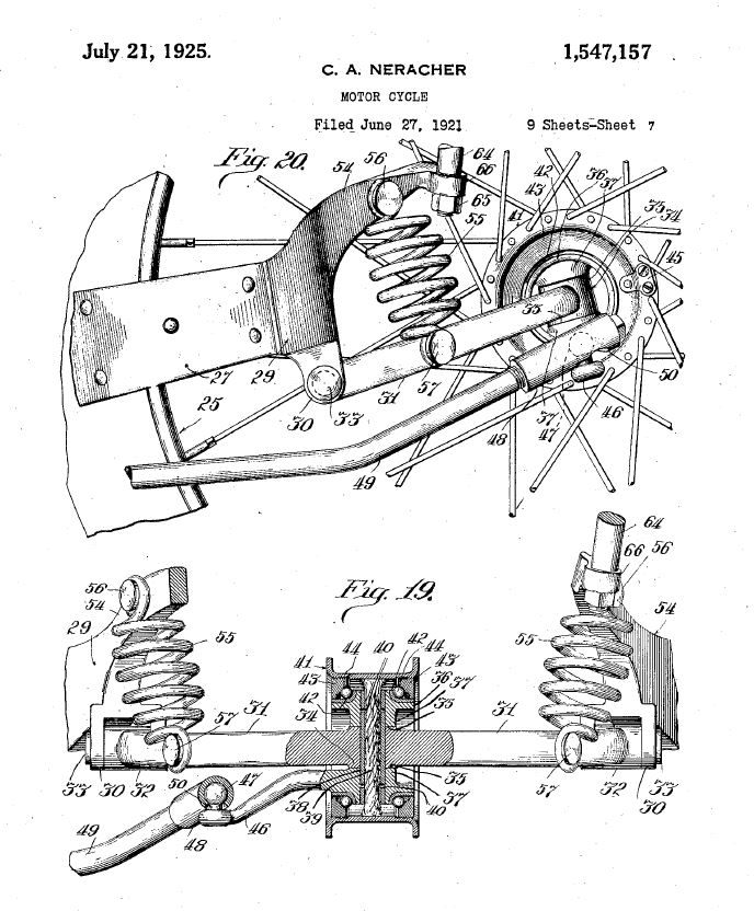 Details of Ner-a-Car front wheel construction